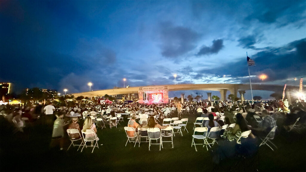 Asian Water Lantern Market